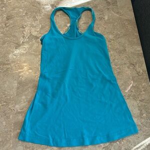 Women’s, blue, size 4, lululemon razor back tank